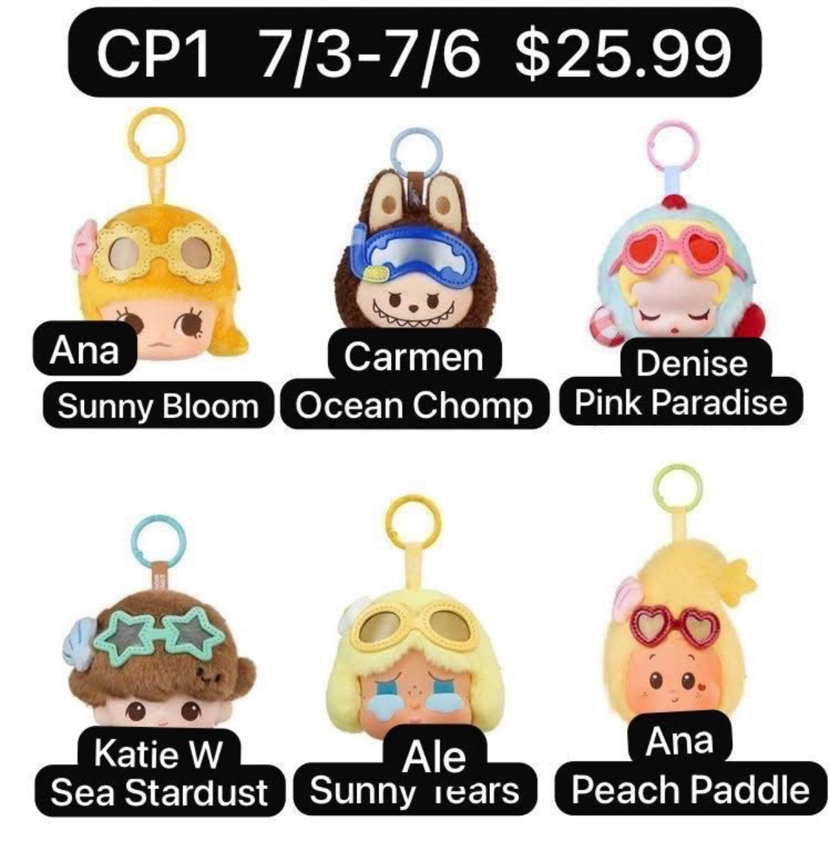 (Pre-Order) Island Vacation Headphone Case Series Blind Box