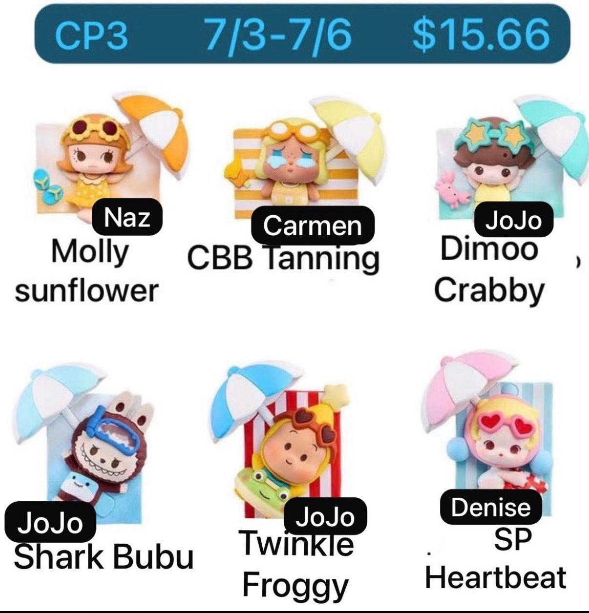(Pre-Order) Island Vacation Refrigerator Magnet Series Blind Box