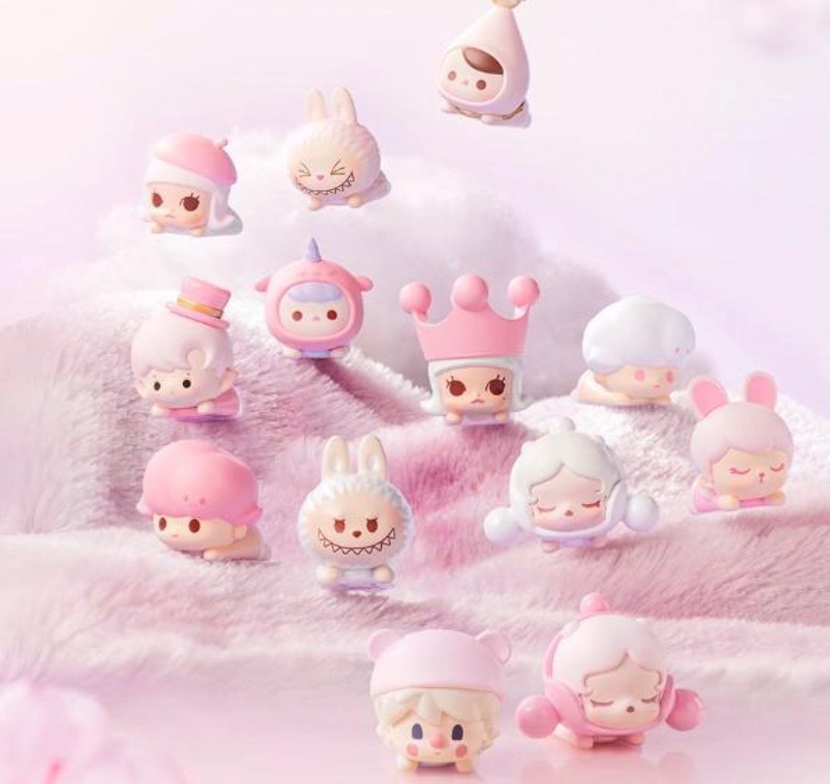 Jen-Popbean pajama basic set+ cherry blossom popbean set+sitting popbean set+laying down popbean set