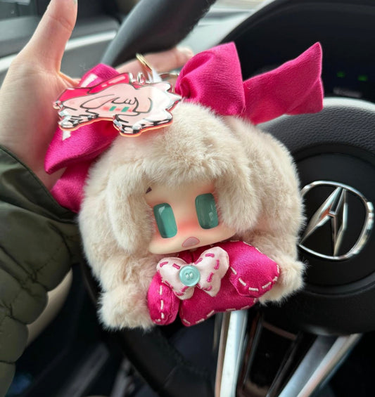 Veena-Confirmed Mooroo pink plush