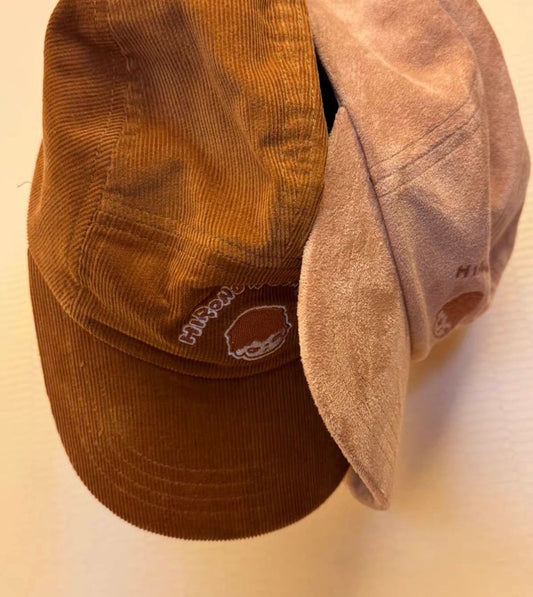 Hirono hats-brown and light brown