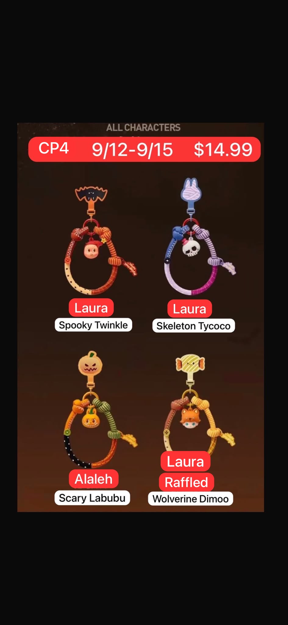 (Pre-Order) Spooky Bakehouse Series Strap Blind Box