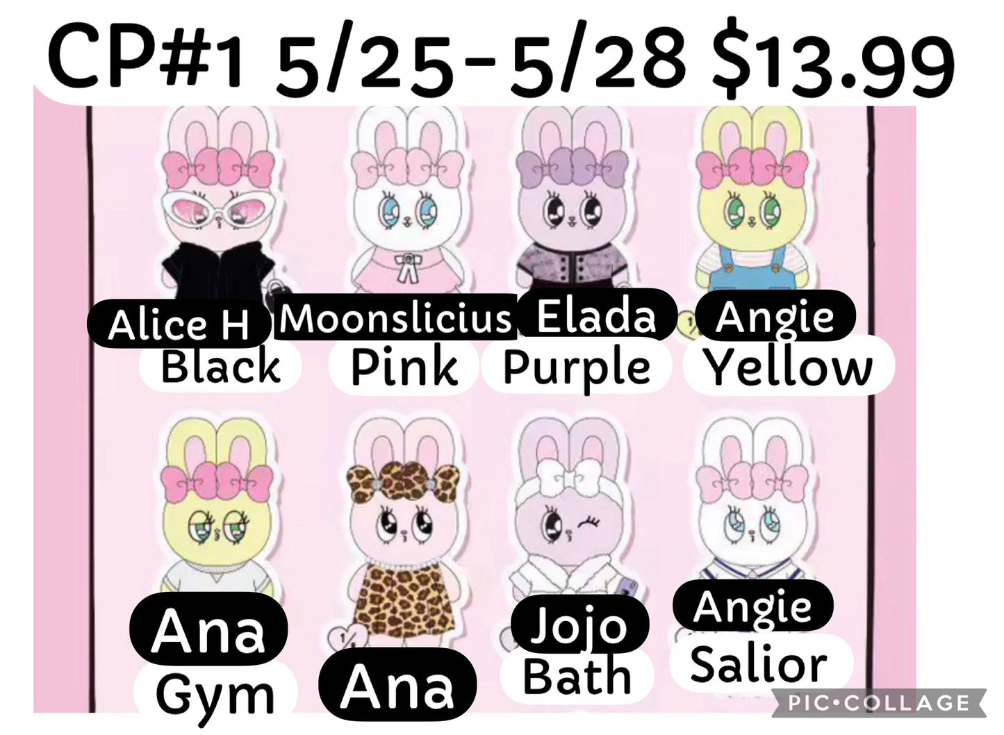 (Pre Order) Esther Bunny Fashion in Motion
