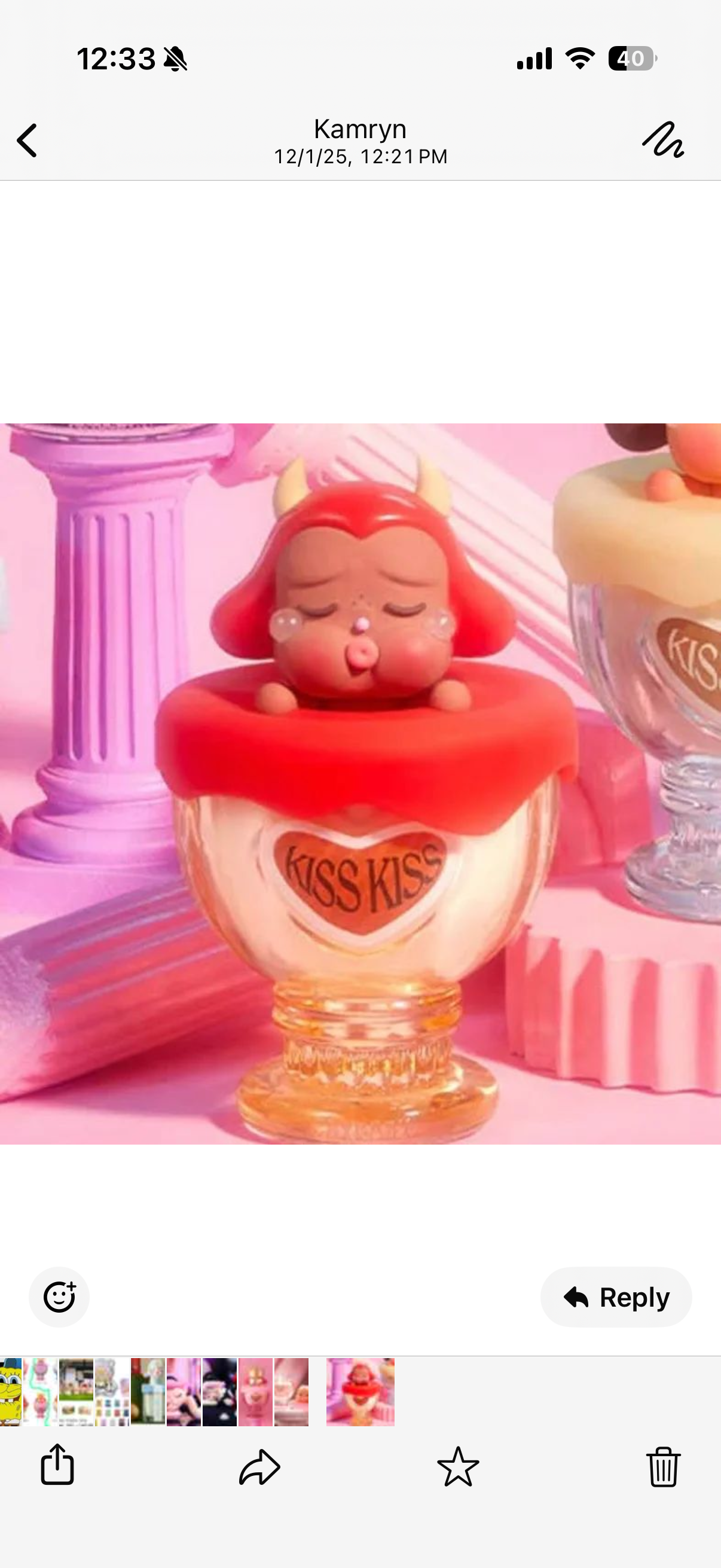 Kamryn UFC crybaby Candles