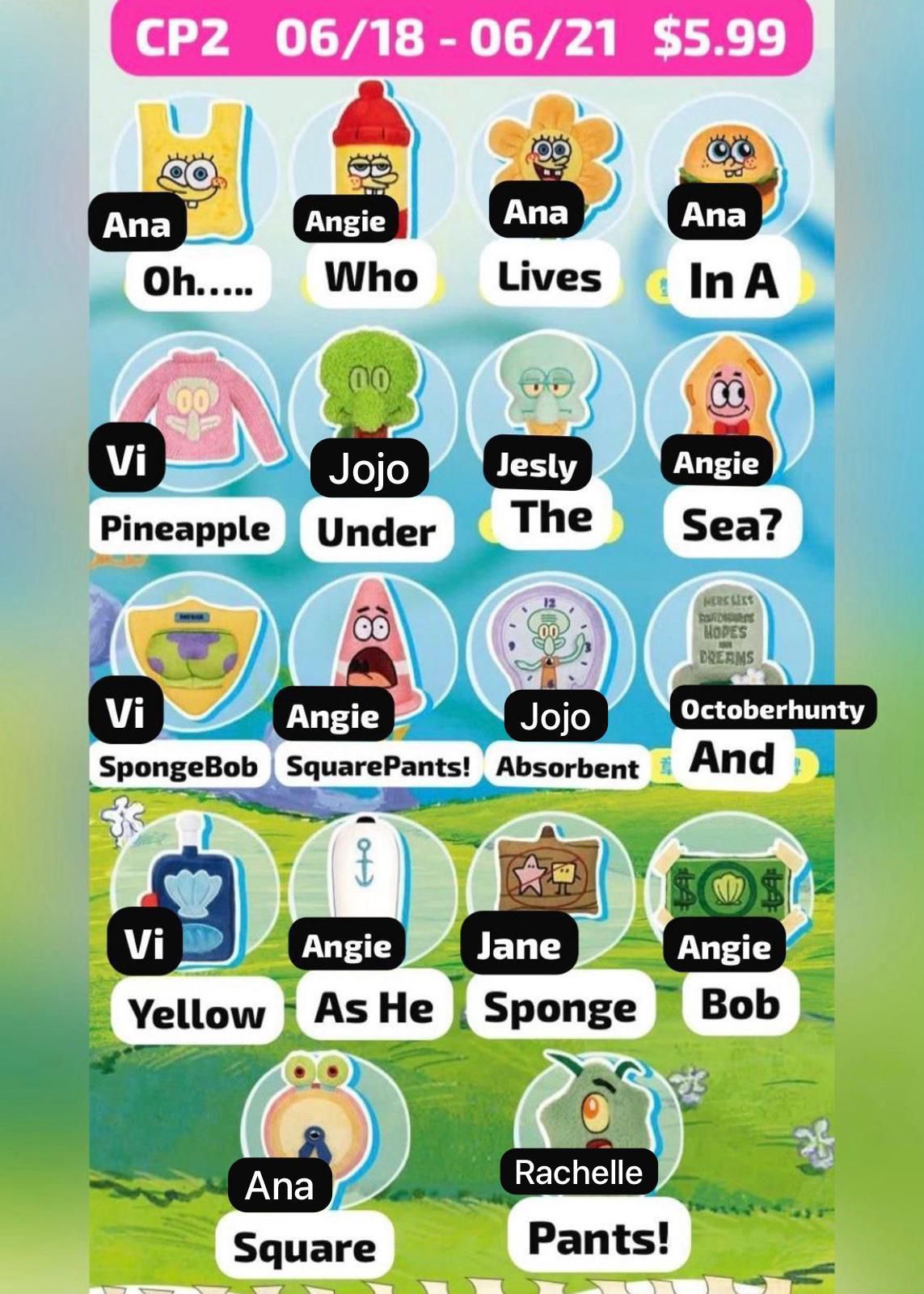 (Pre Order) Bikini Bottom What’s in Bikini Bottom?