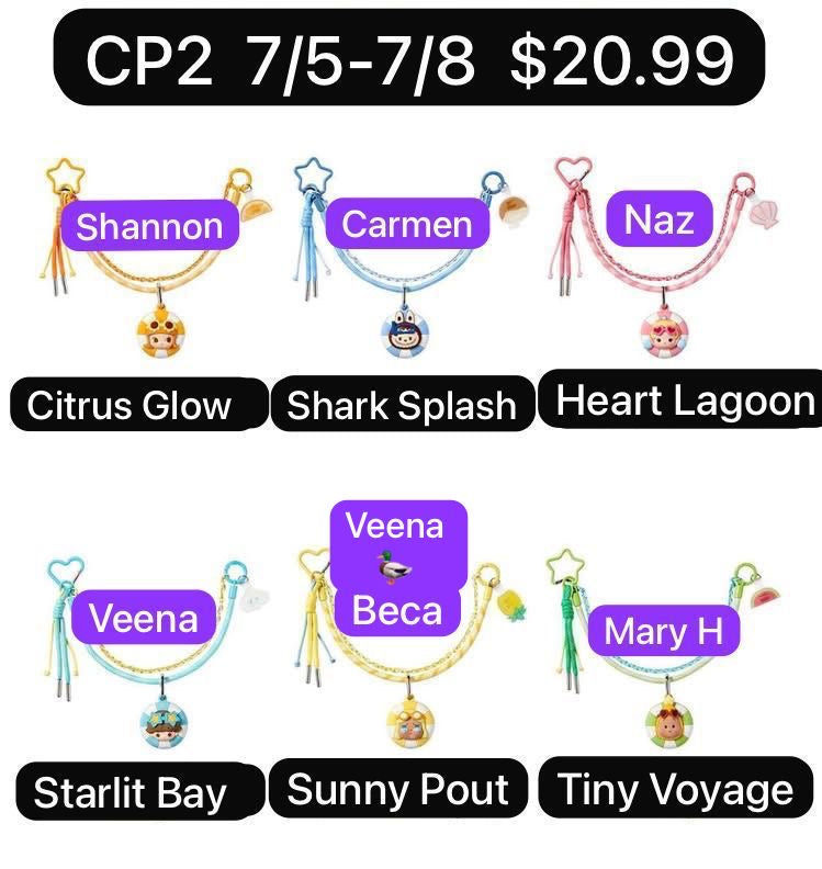 (Pre-Order) Island vacation Series Multi-functional lanyard Blind box