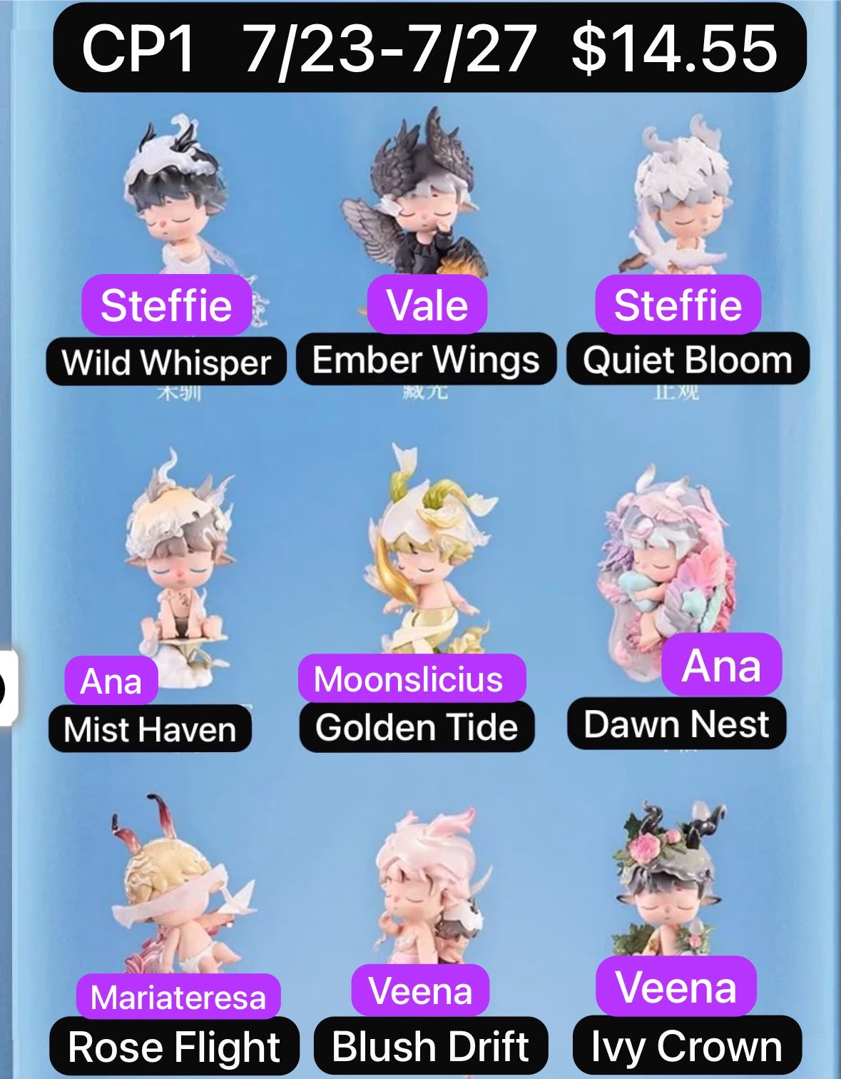 MIMI -Wander of the WildSeries Figure Blind box