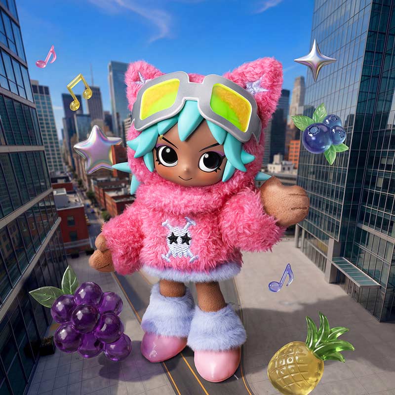 (Pre-Order)Peach Riot Fruit Punch Series Plush Doll Pendant