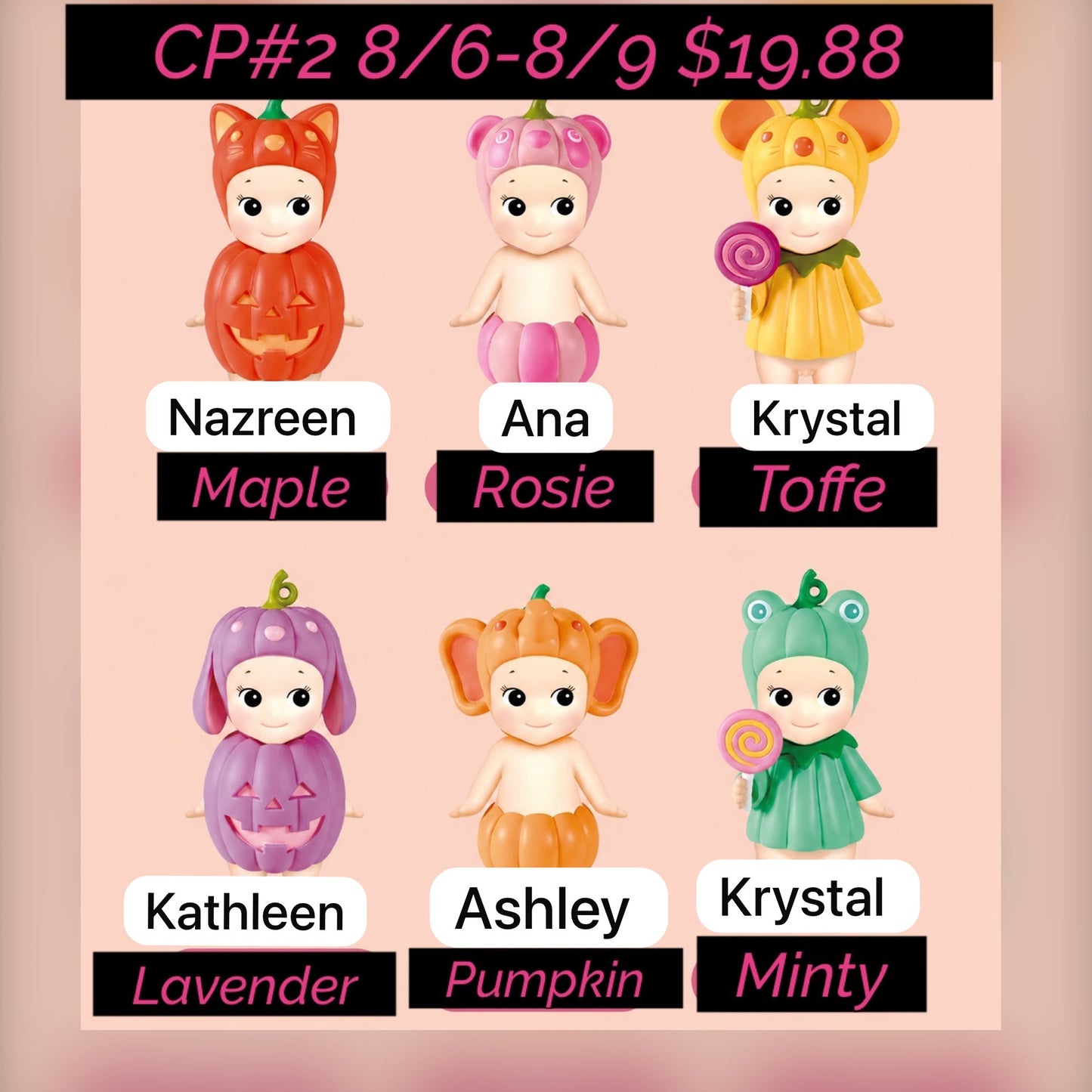 (Pre-Order) Sonny Angel Pumpkin Patch