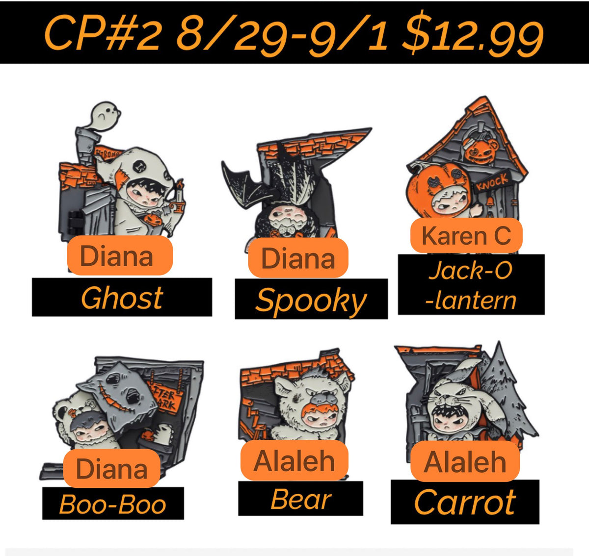(Pre-Order) PPMT Hirono After Dark Series Fridge Magnet Blind Box