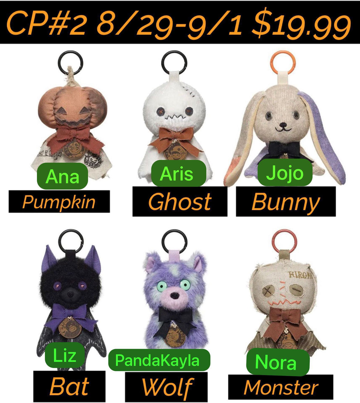 (Pre-Order) PPMT Hirono After Dark Series Night Light Charm Blind Box
