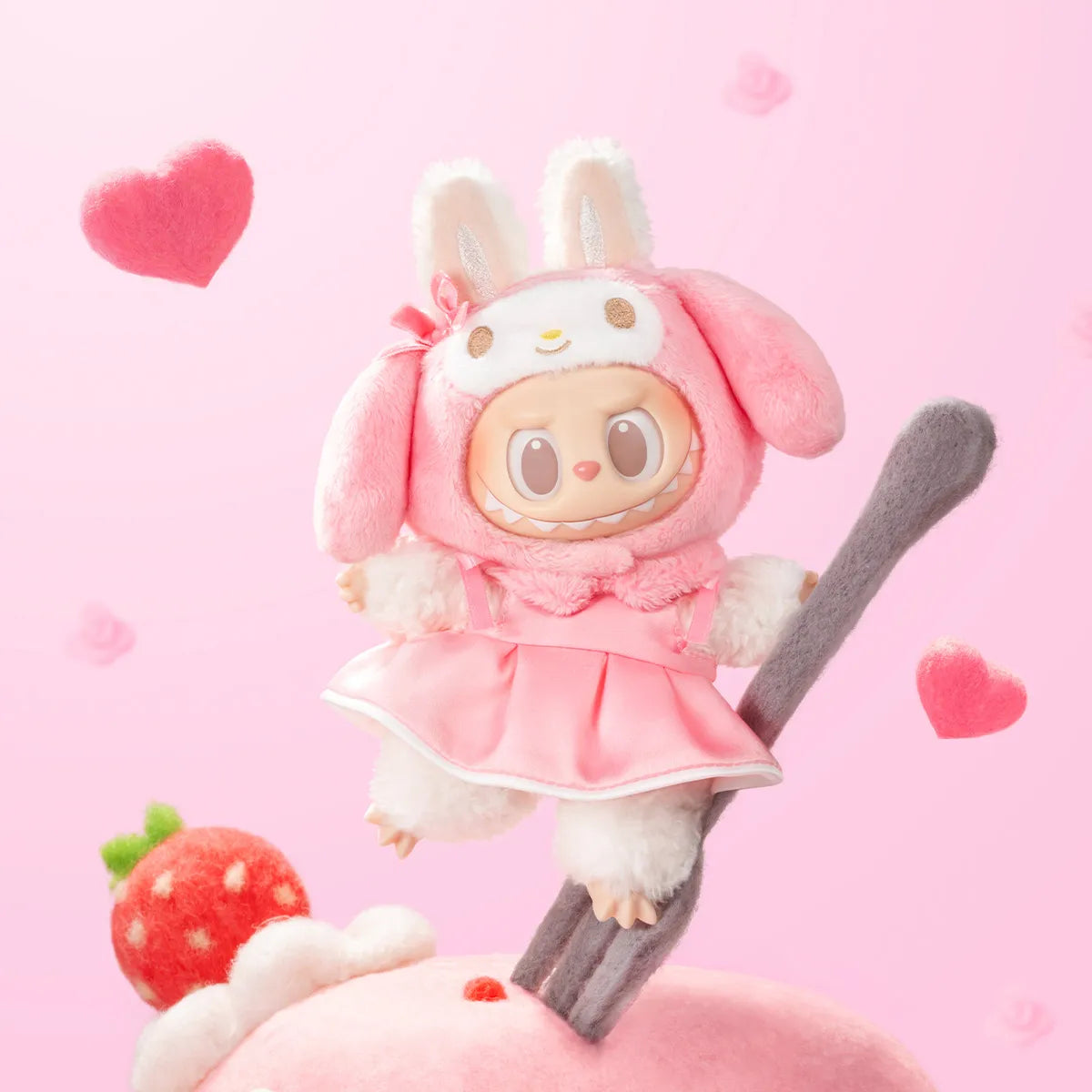 THE MONSTERS × Hello Kitty and Friends Series-Vinyl Plush Pendant Blind Box(Confirmed ones shipped within 3-5 days)