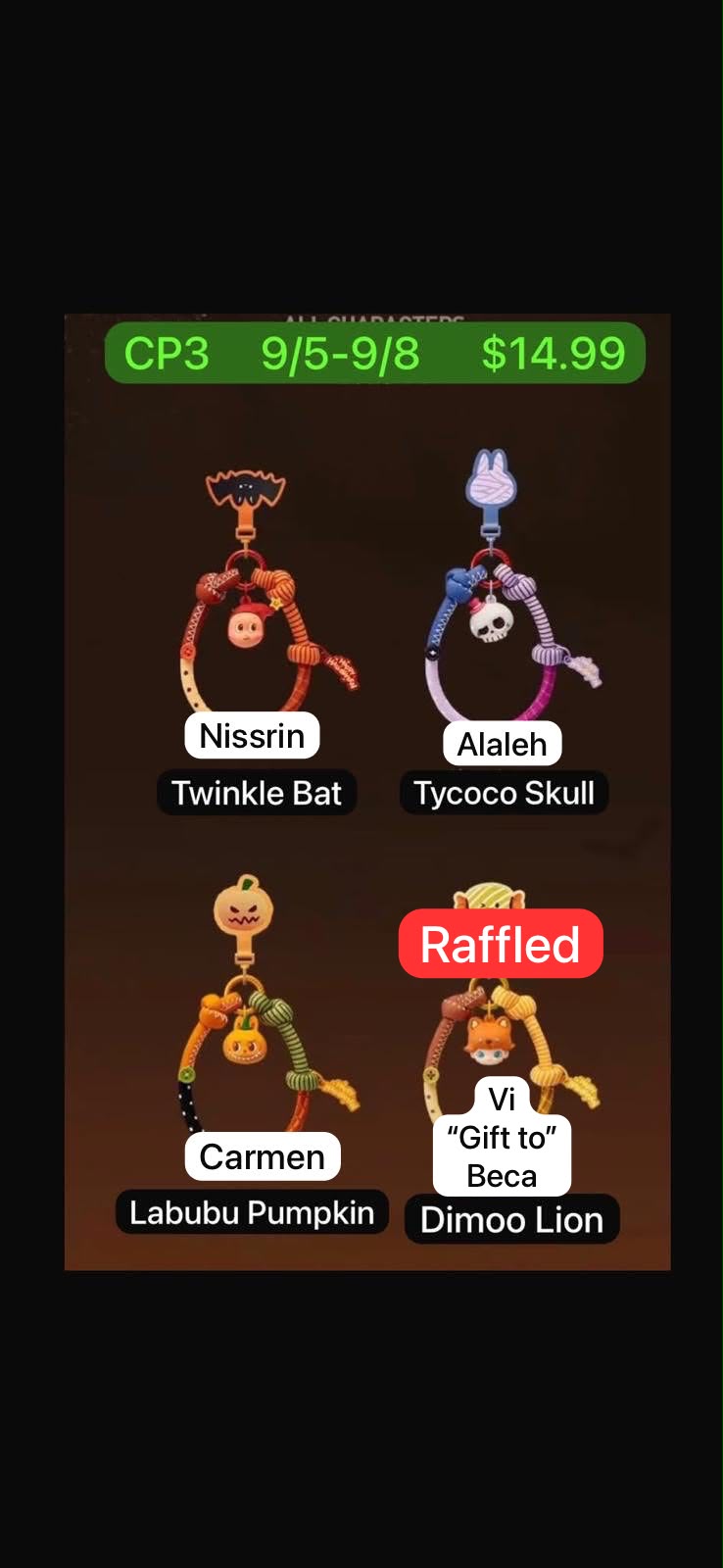 (Pre-Order) Spooky Bakehouse Series Strap Blind Box