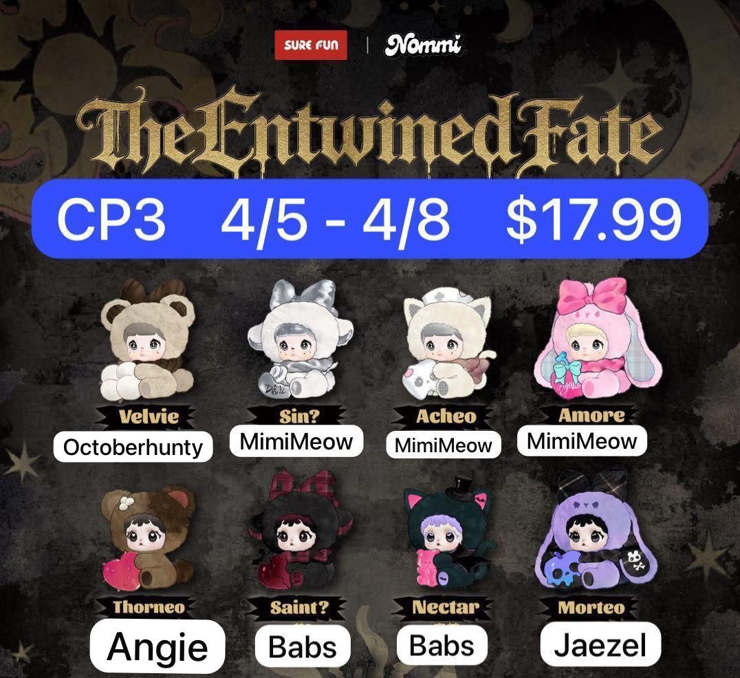 Nommi Intertwined Faith Plush Blind Box
