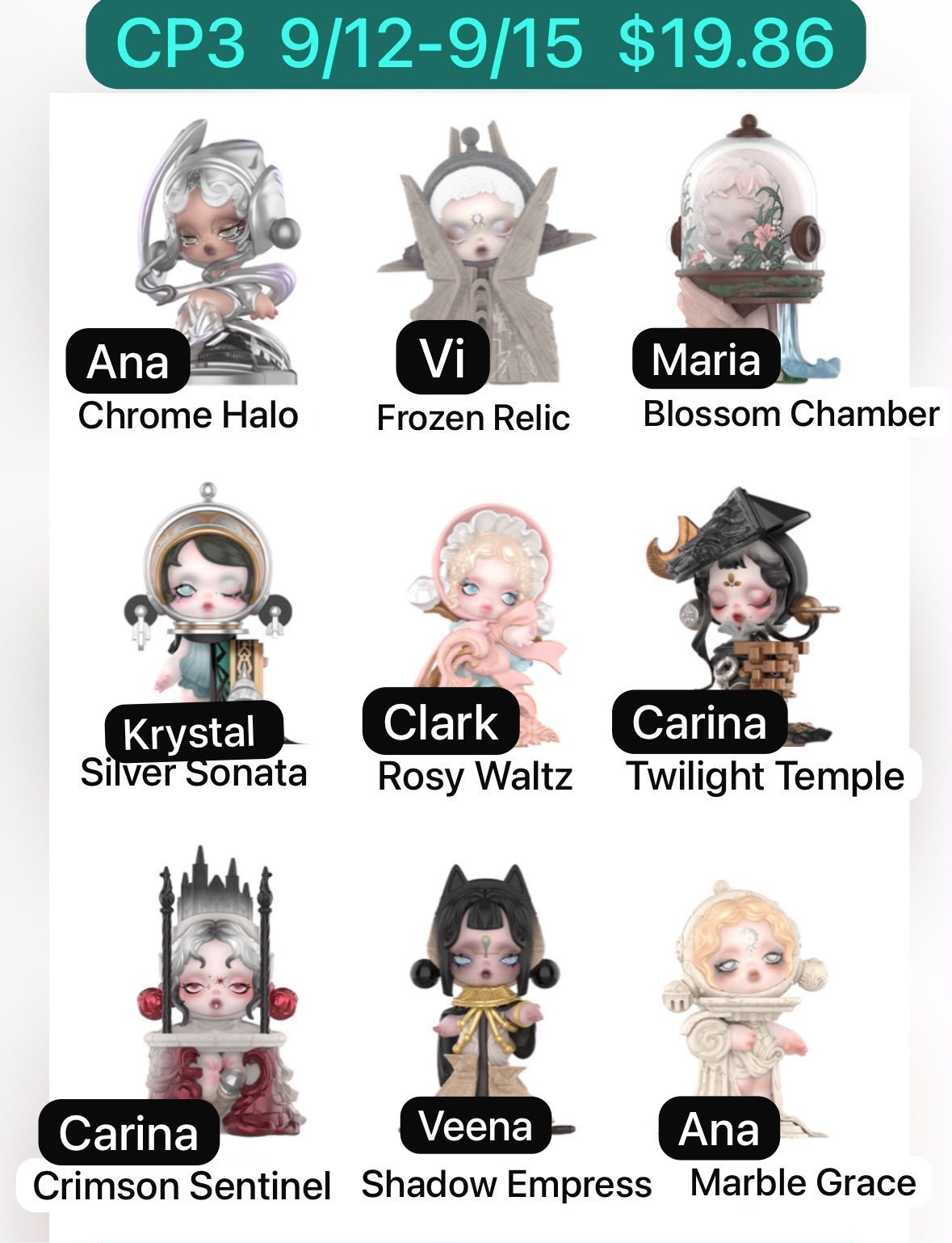 (Pre-Order) PPMT Skullpanda Abodes of Time Series Blind Box