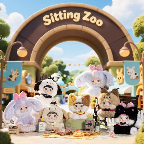(3 days)Nommi Sitting Zoo Plush Serise Plush Blind Box