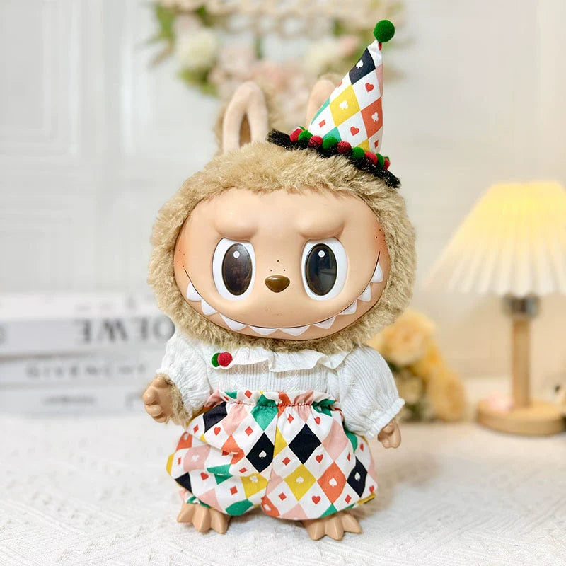 (Pre-Order 2-3 days)38 cm Labubu/Mokoko Outfit or Clothes(Doll Not Included)