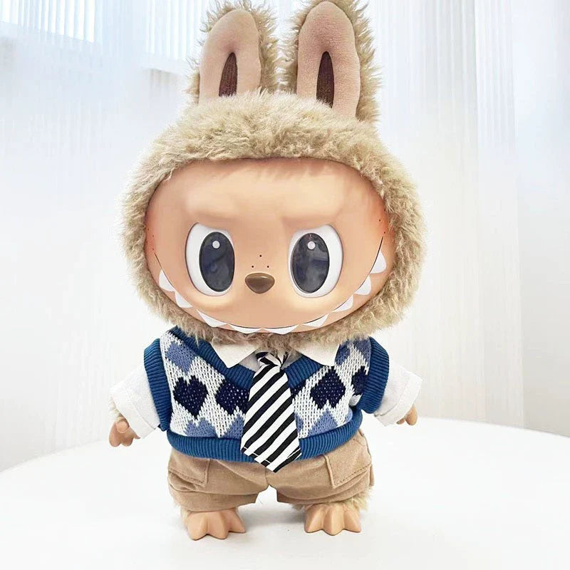 (Pre-Order 2-3 days)38 cm Labubu/Mokoko Outfit or Clothes(Doll Not Included)