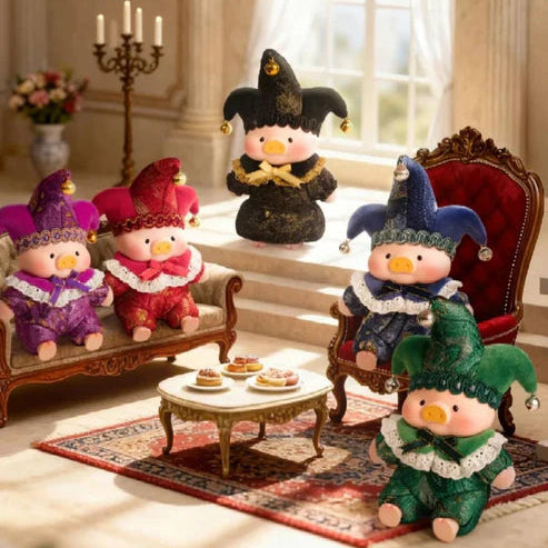 LuLu the piggy-Triangel Pvc Plush Keychain Blind Box