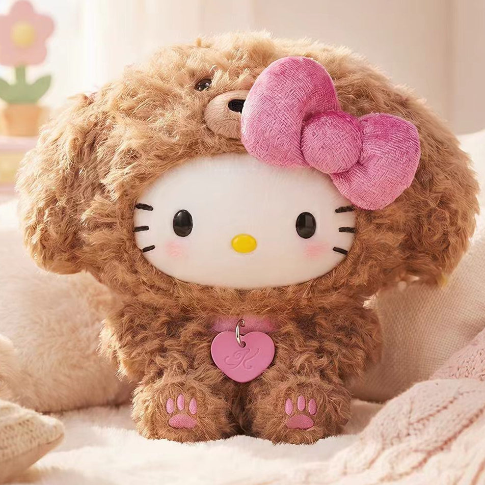Hello kitty puppy party series plush pendant blind box