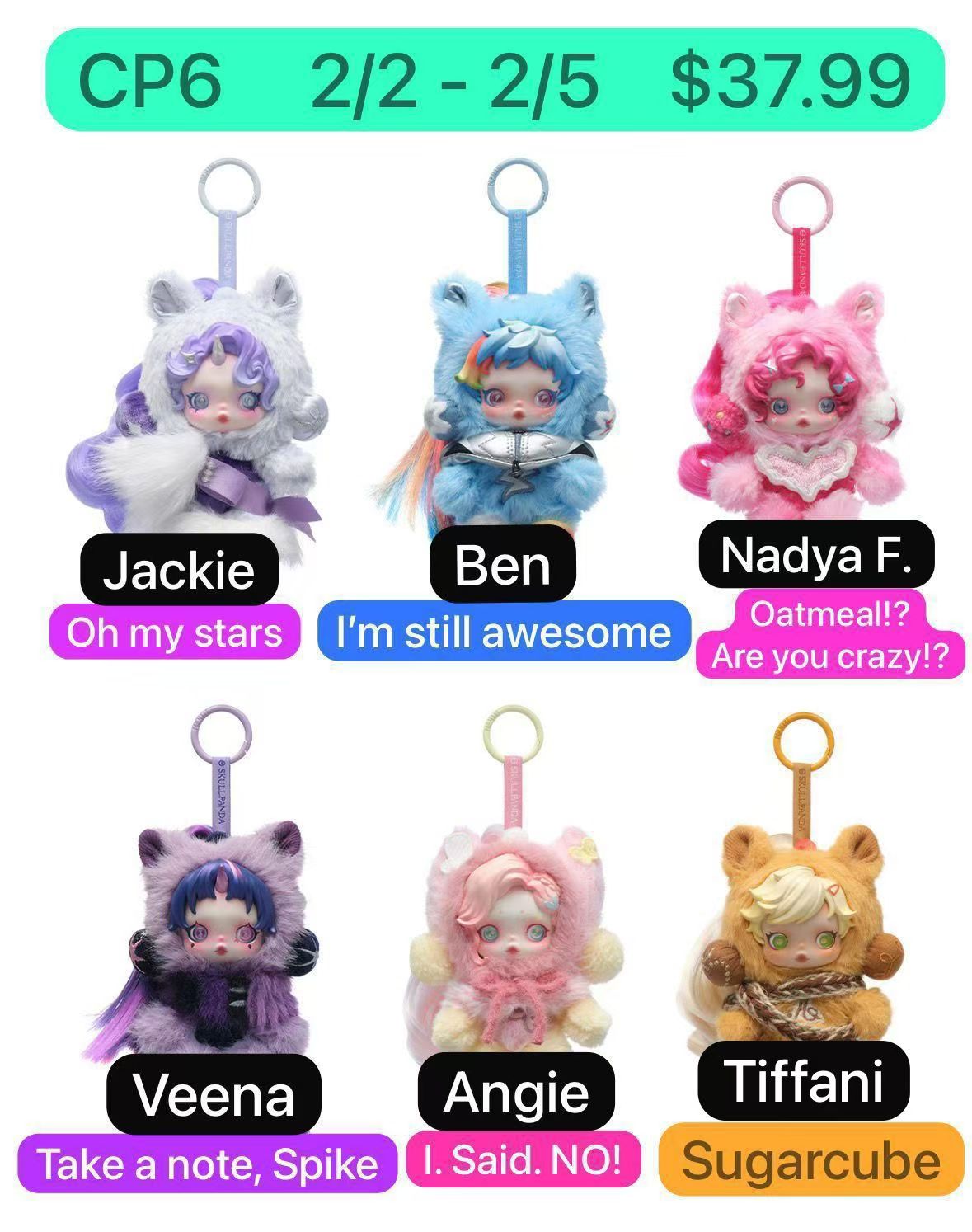 Skullpanda & My Little Pony Plush Series Blind Box