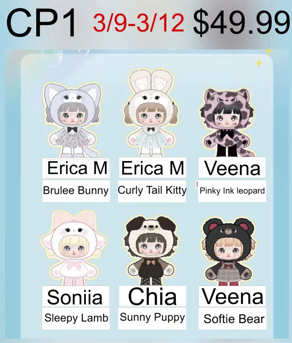 （Pre-Order）Nommi Forest Kingdom Series Action Figure Blind Box