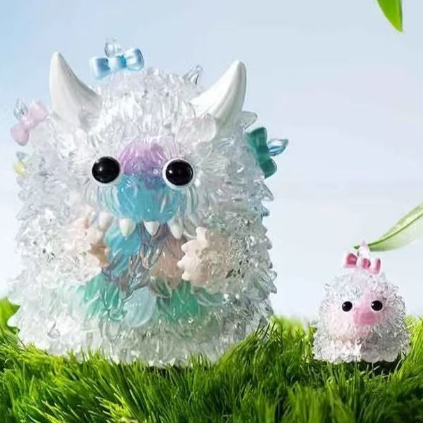PPMT x INSTINCTOY Monster Fluffy Joyful Life Series Flames Figure (opened bag opened box)