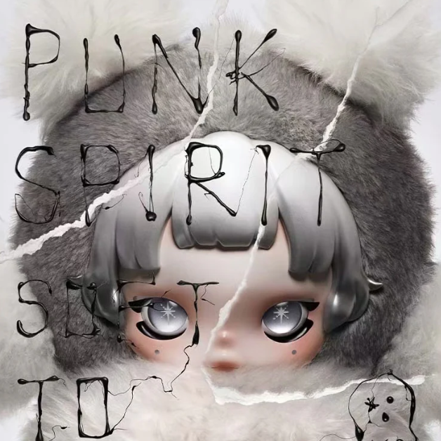 (Pre-Order) SKULLPANDA Punk Panda Plush Doll