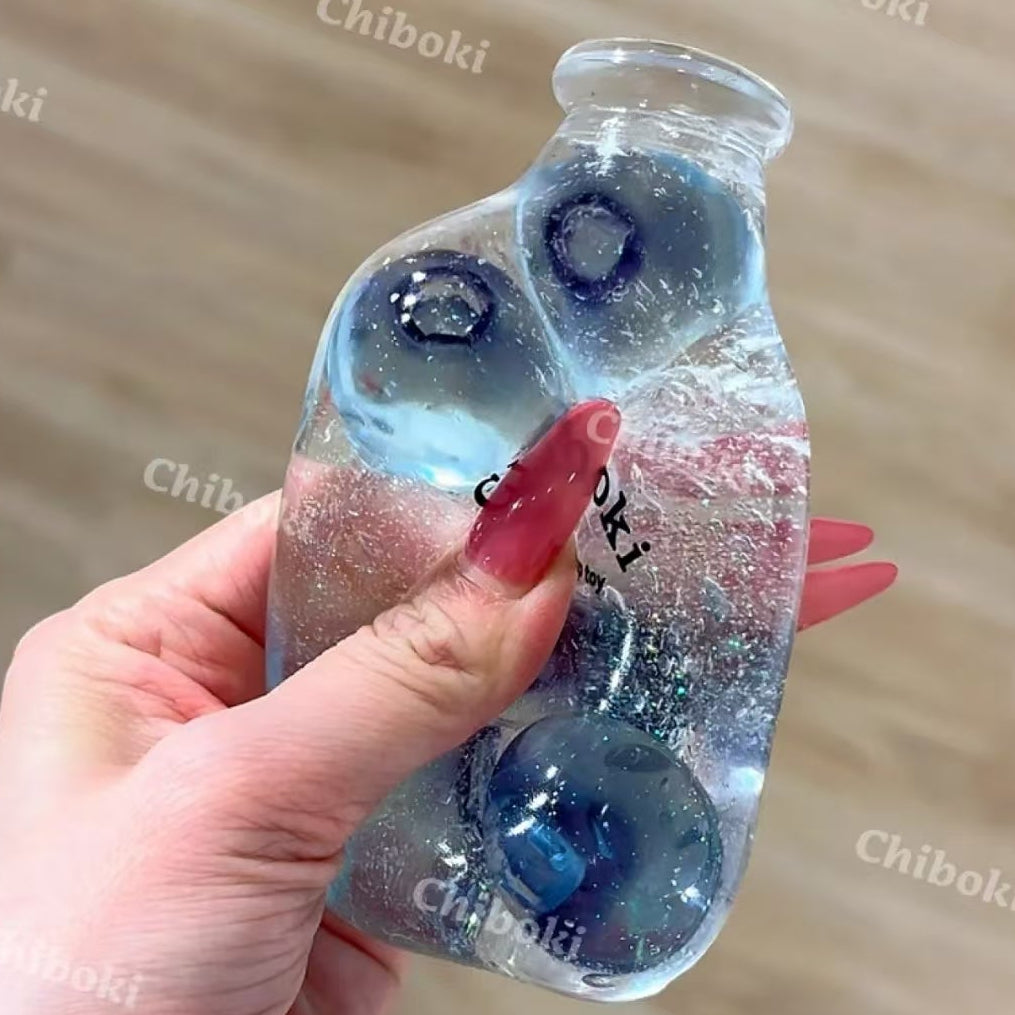 Fruit Bottle Vaseline-like handmade stress ball squishy toy