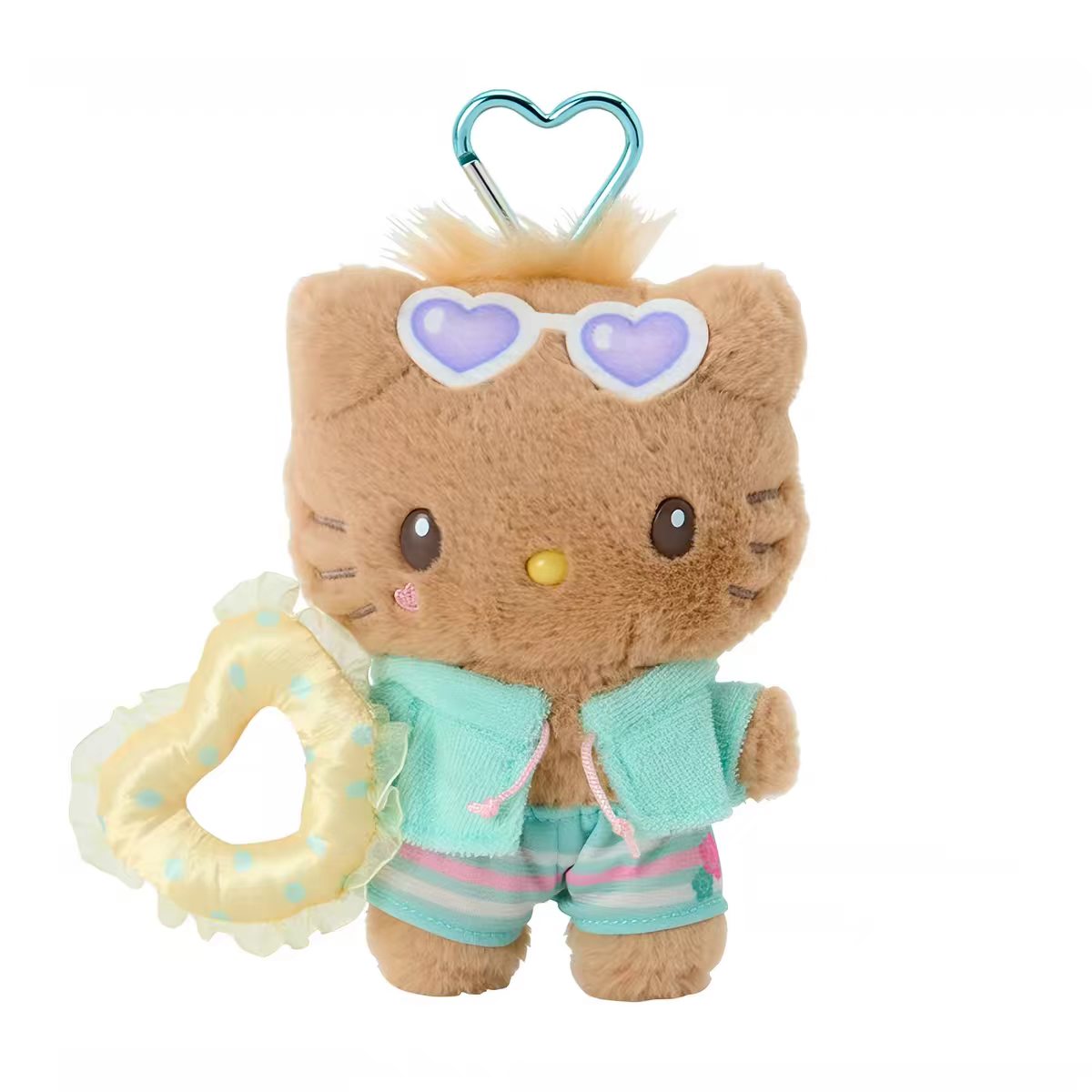 (Pre-Order) Sanrio Summer Sun‑Bathing Series Plush Charm
