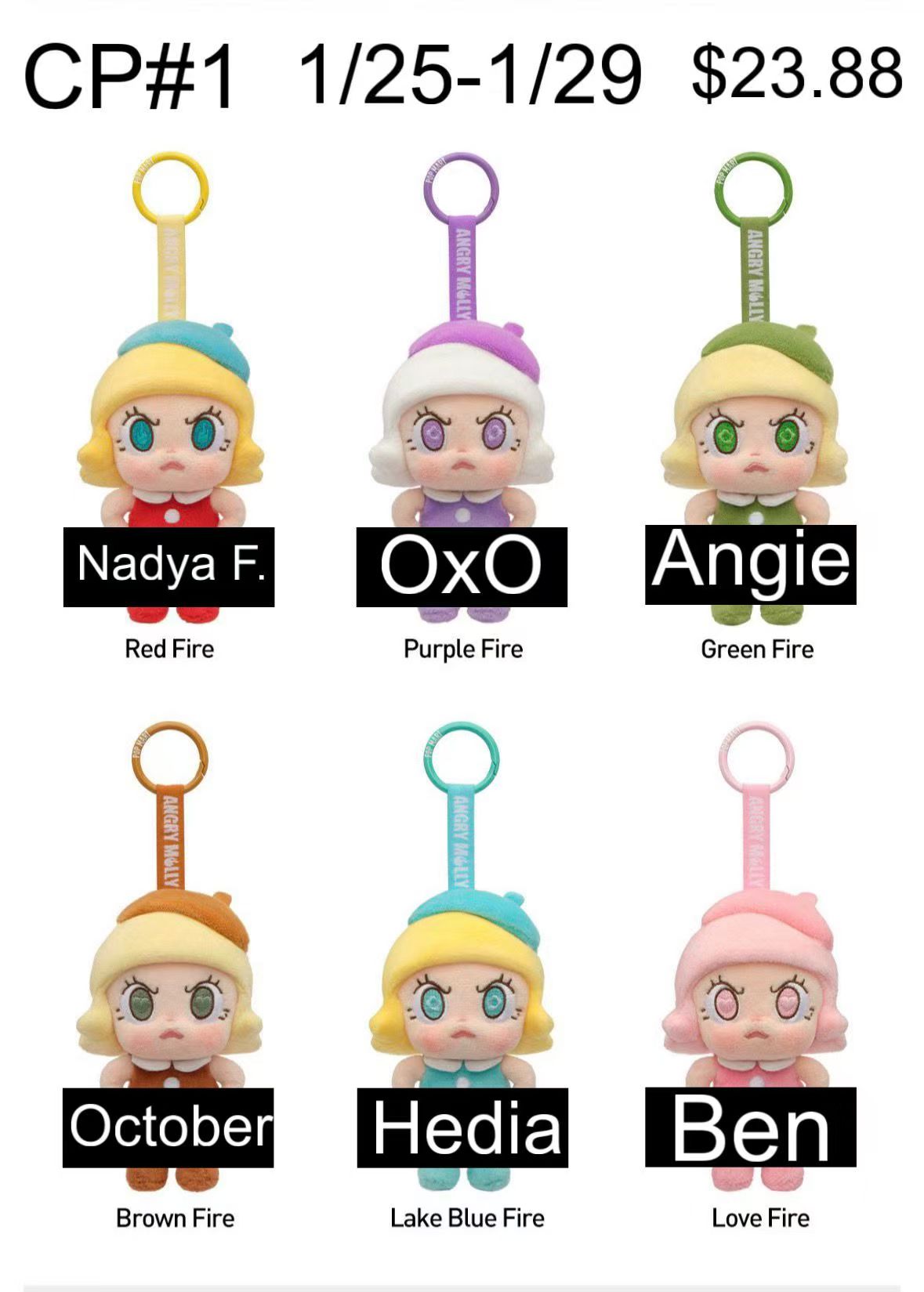 Angry Molly - Angry Energy Plush Series toy surprise box Dolls