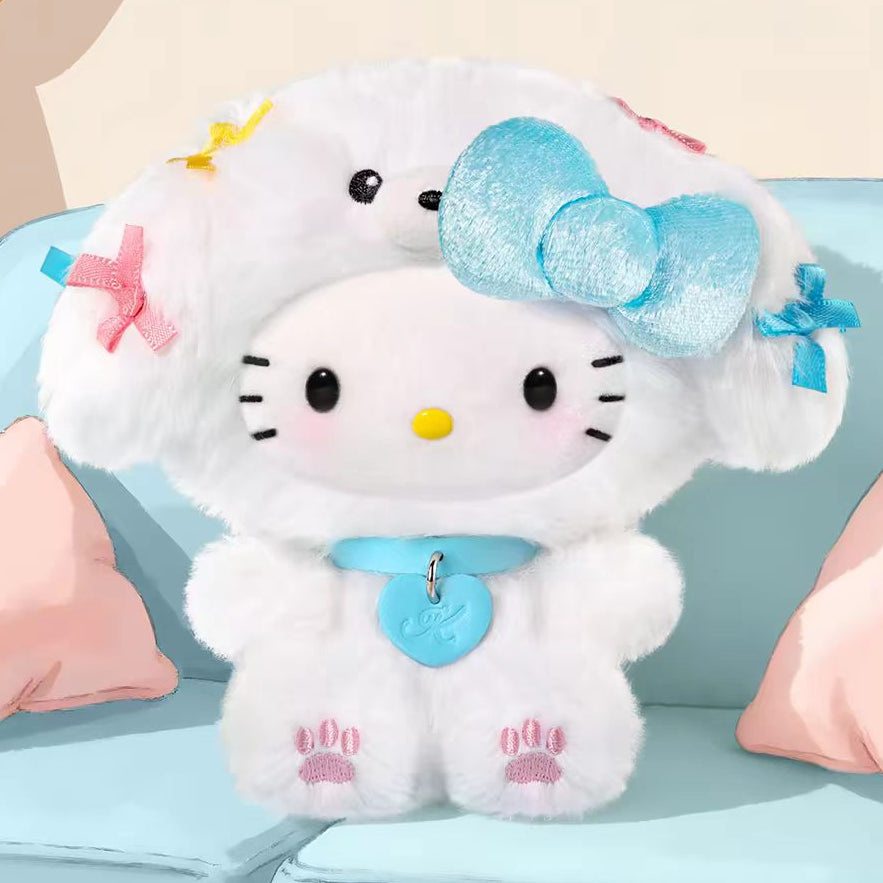 Hello kitty puppy party series plush pendant blind box