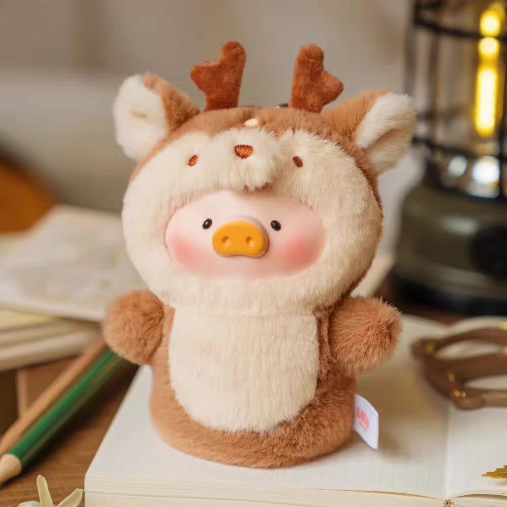 LuLu The Piggy Animal Party‑Forest Theater Vinyl Face Finger Puppet Blind Box
