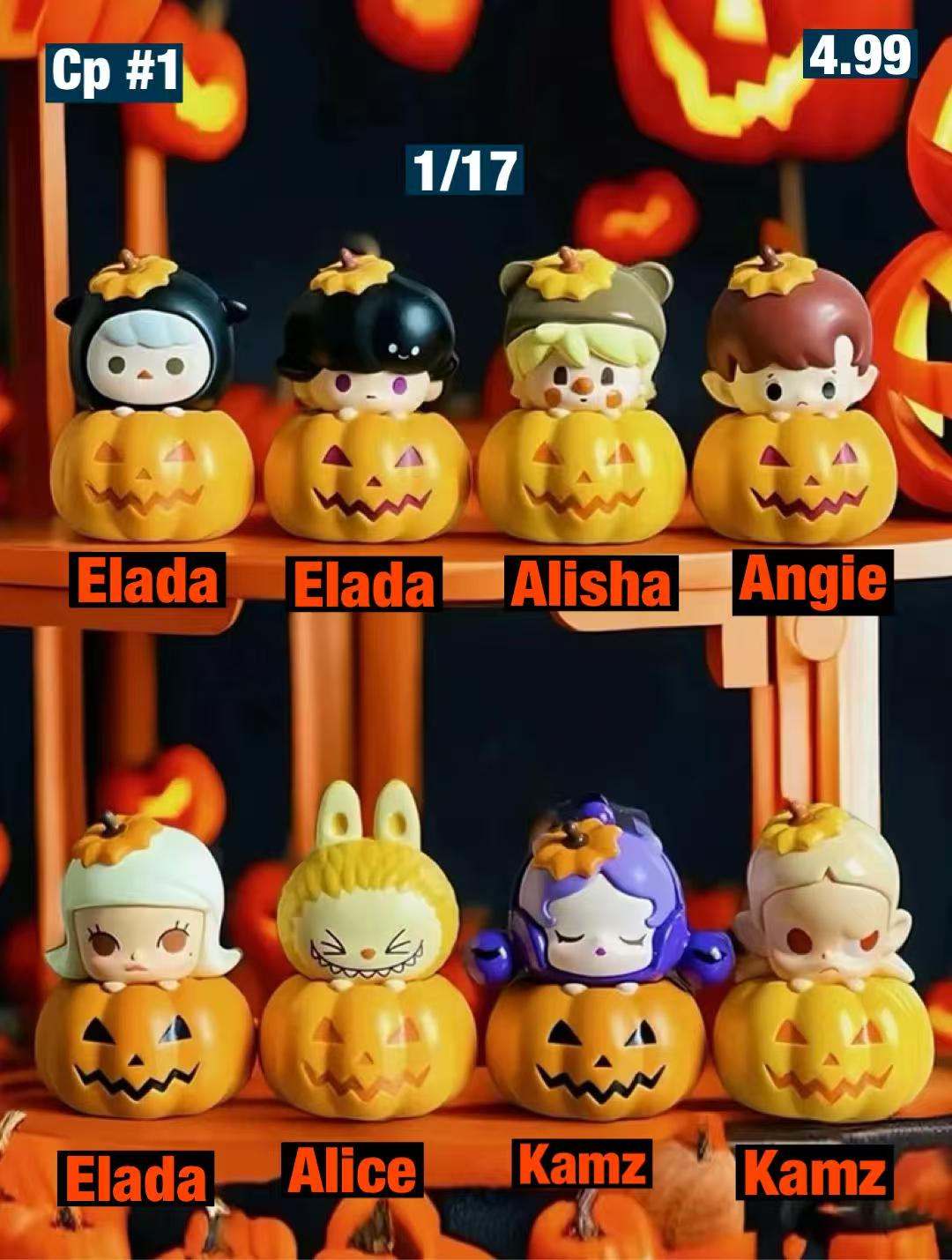 POP BEAN Halloween Pumpkin  Collection Mini Bean