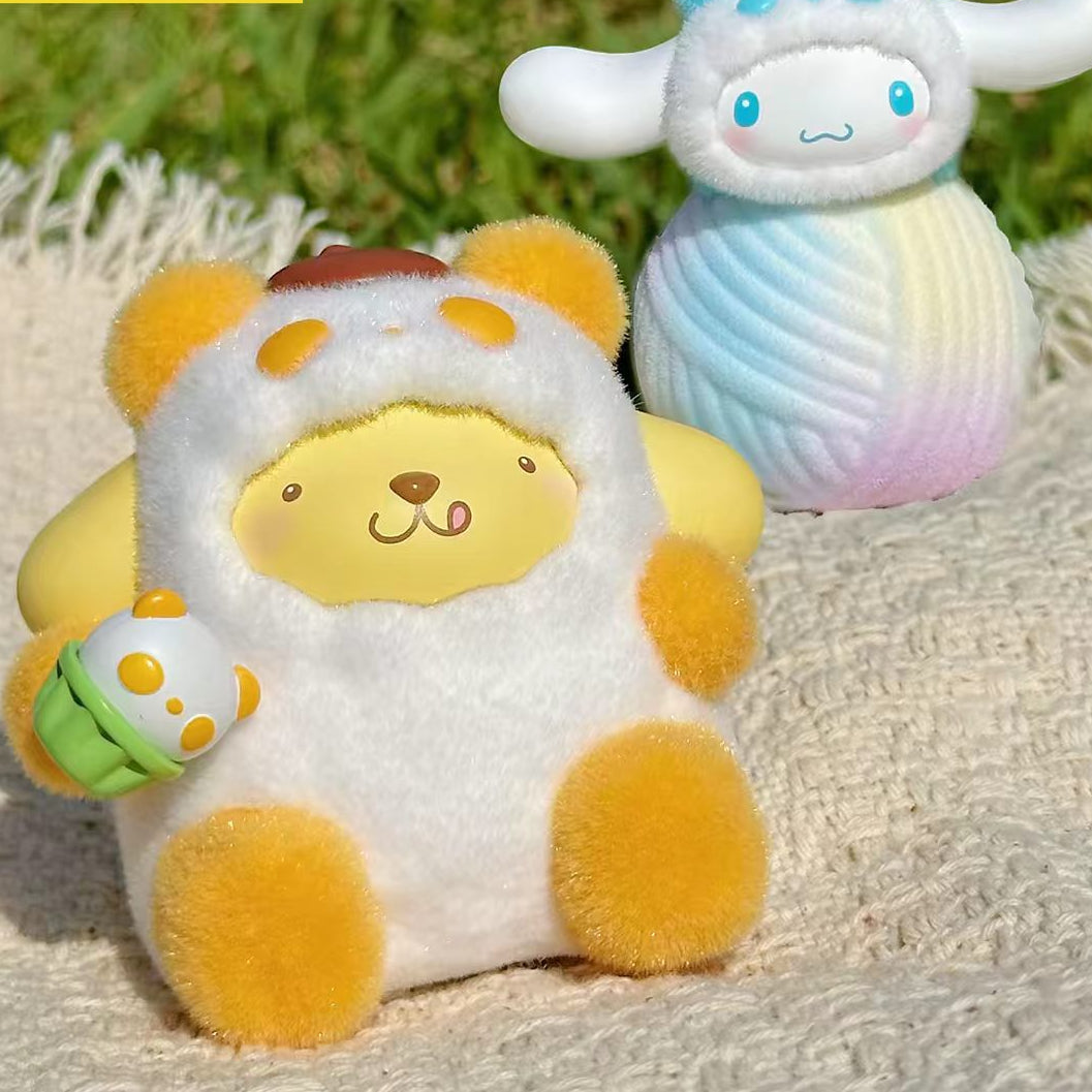 Sanrio Panda Roll Vinyl Flock Blind Box