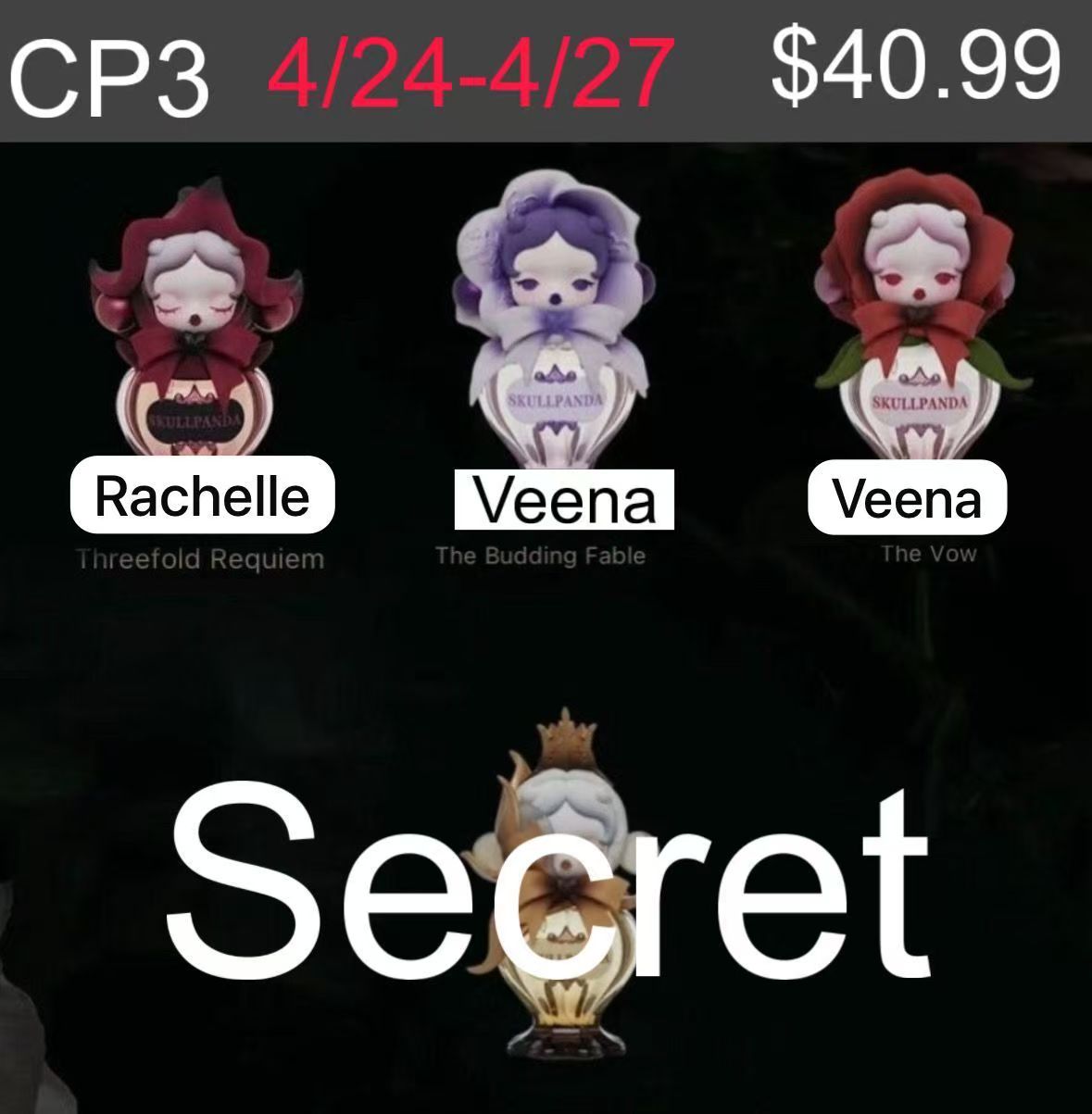 SKULLPANDA's Four-Act Play Series Fragrance Spray