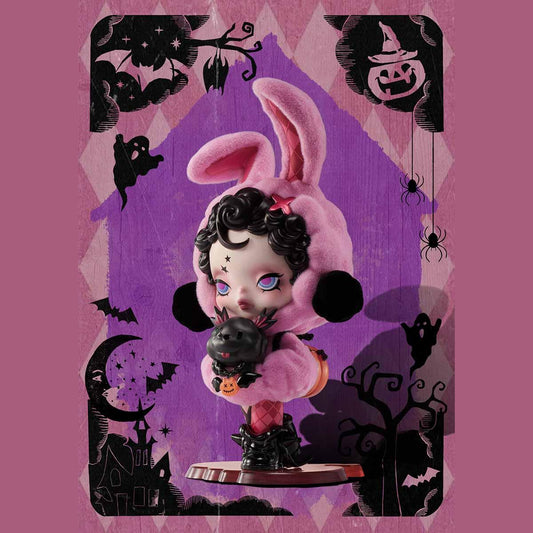 SkullPanda Bunny or Doggy Hanging Card