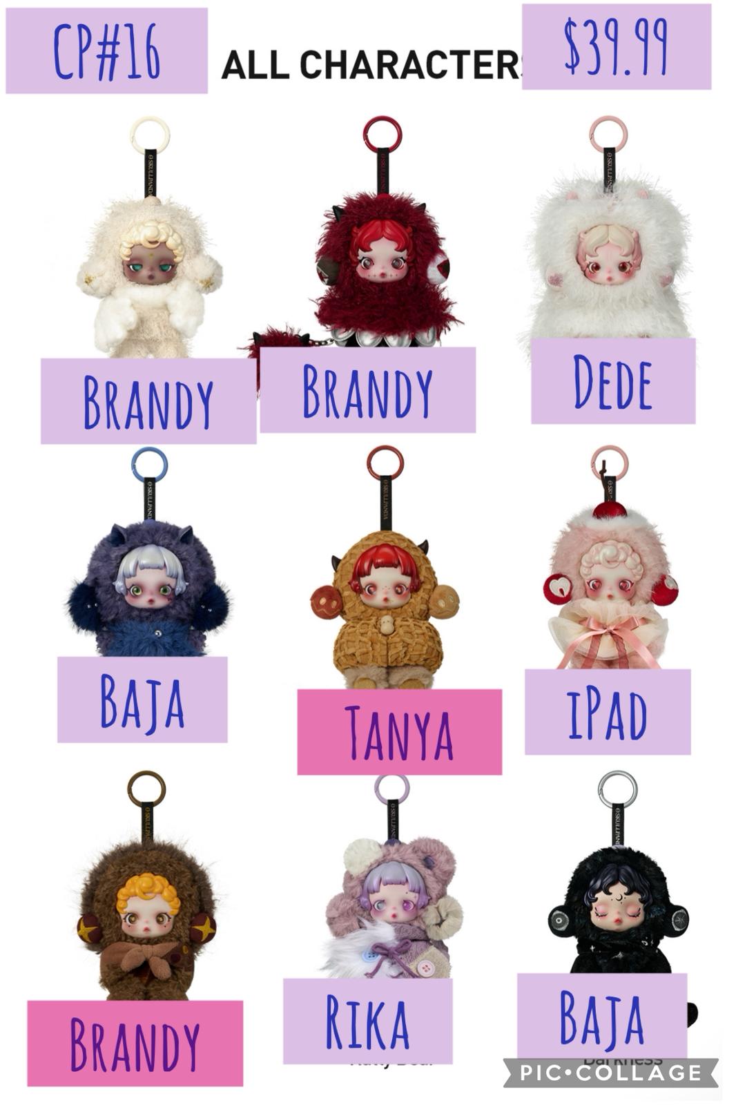 SKULLPANDA You Found Me! Series Plush Doll Pendant