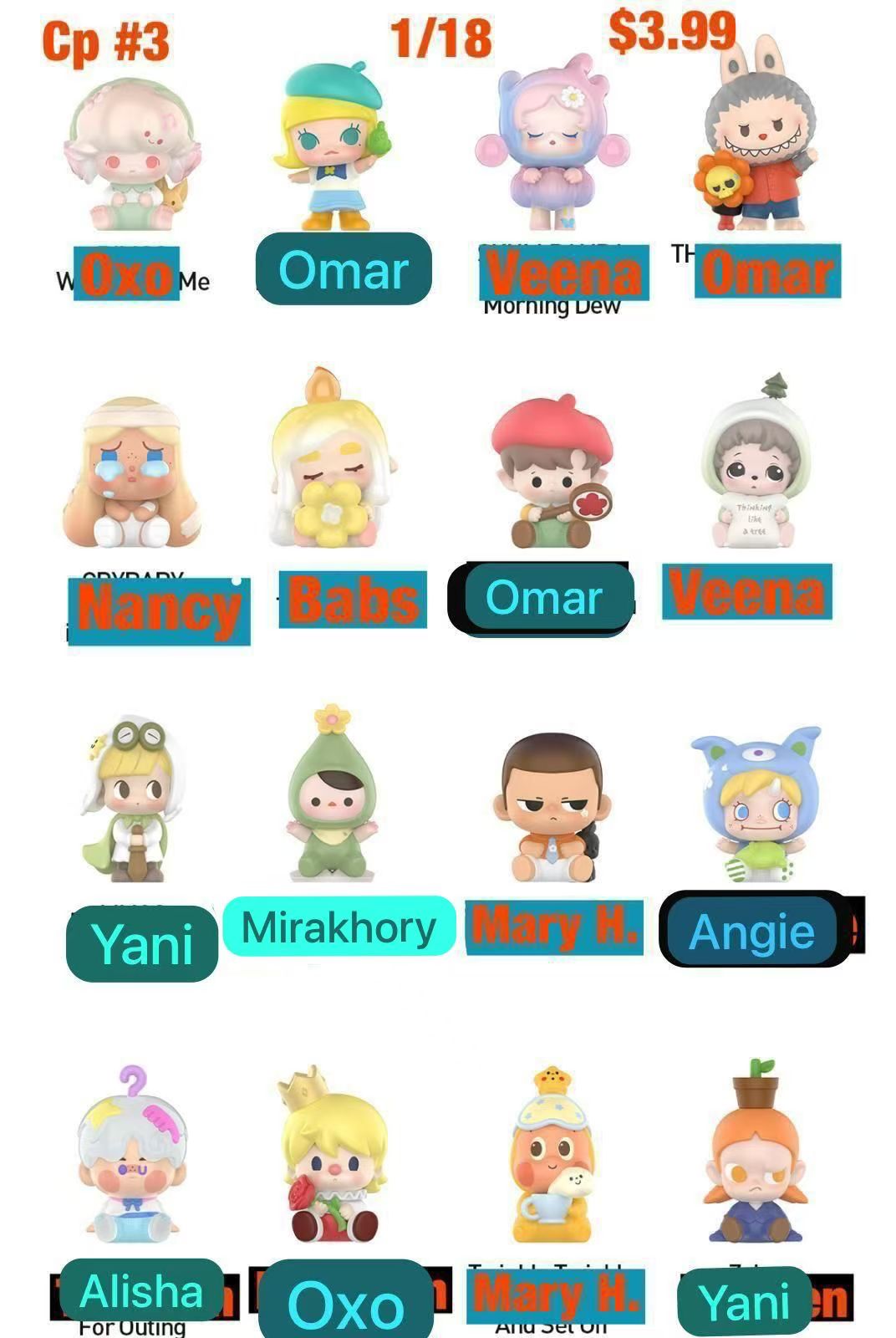 POP BEAN Going Outing With Me Series（1PC Per Pack）