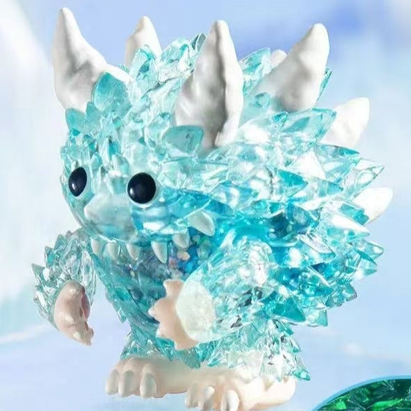 PPMT x INSTINCTOY Monster Fluffy Joyful Life Series Flames Figure (opened bag opened box)