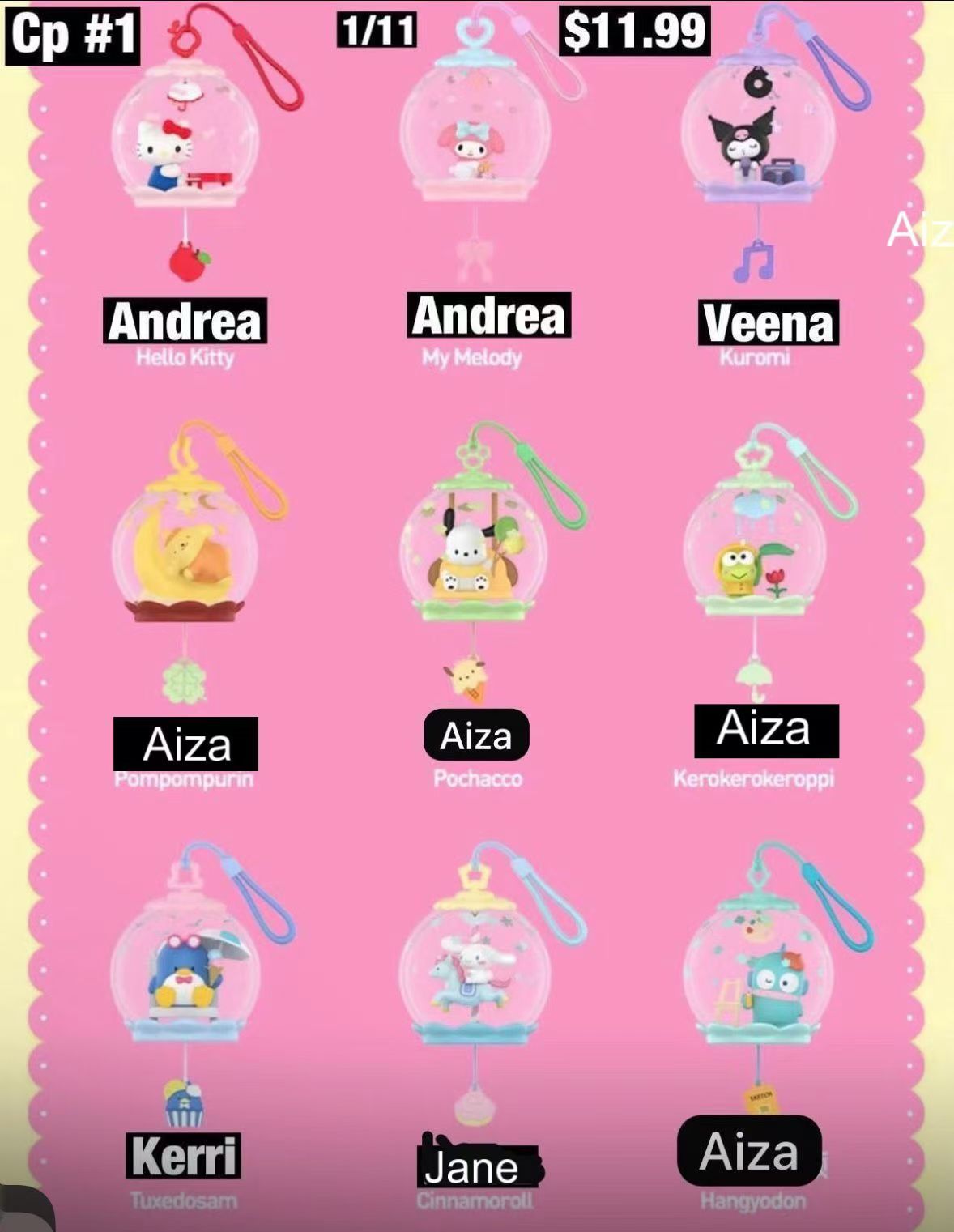 Sanrio Sweet Dream Bubble House Series Blind Box