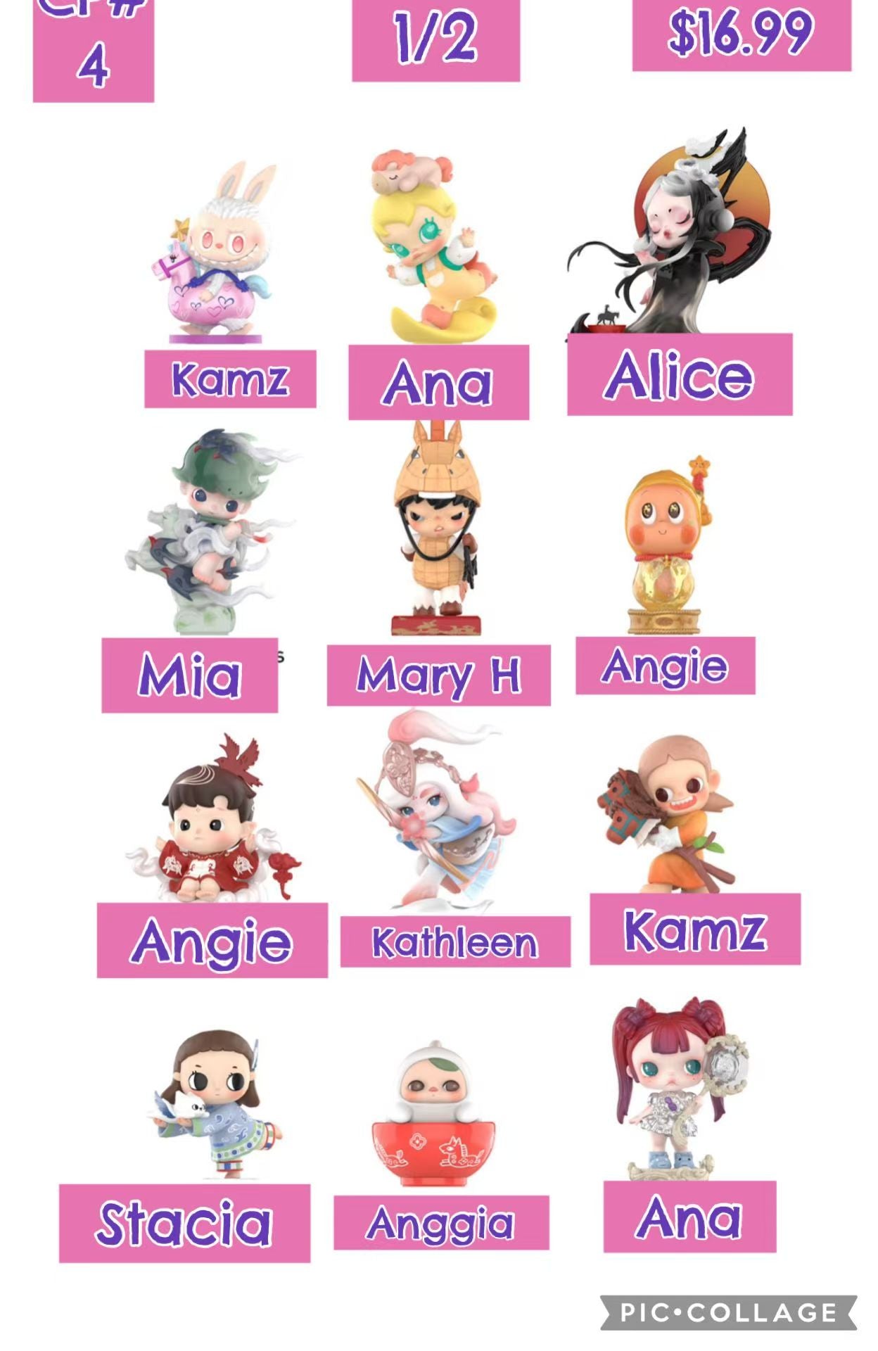 The Golden Gallop Series Figures(color random for blind boxes)