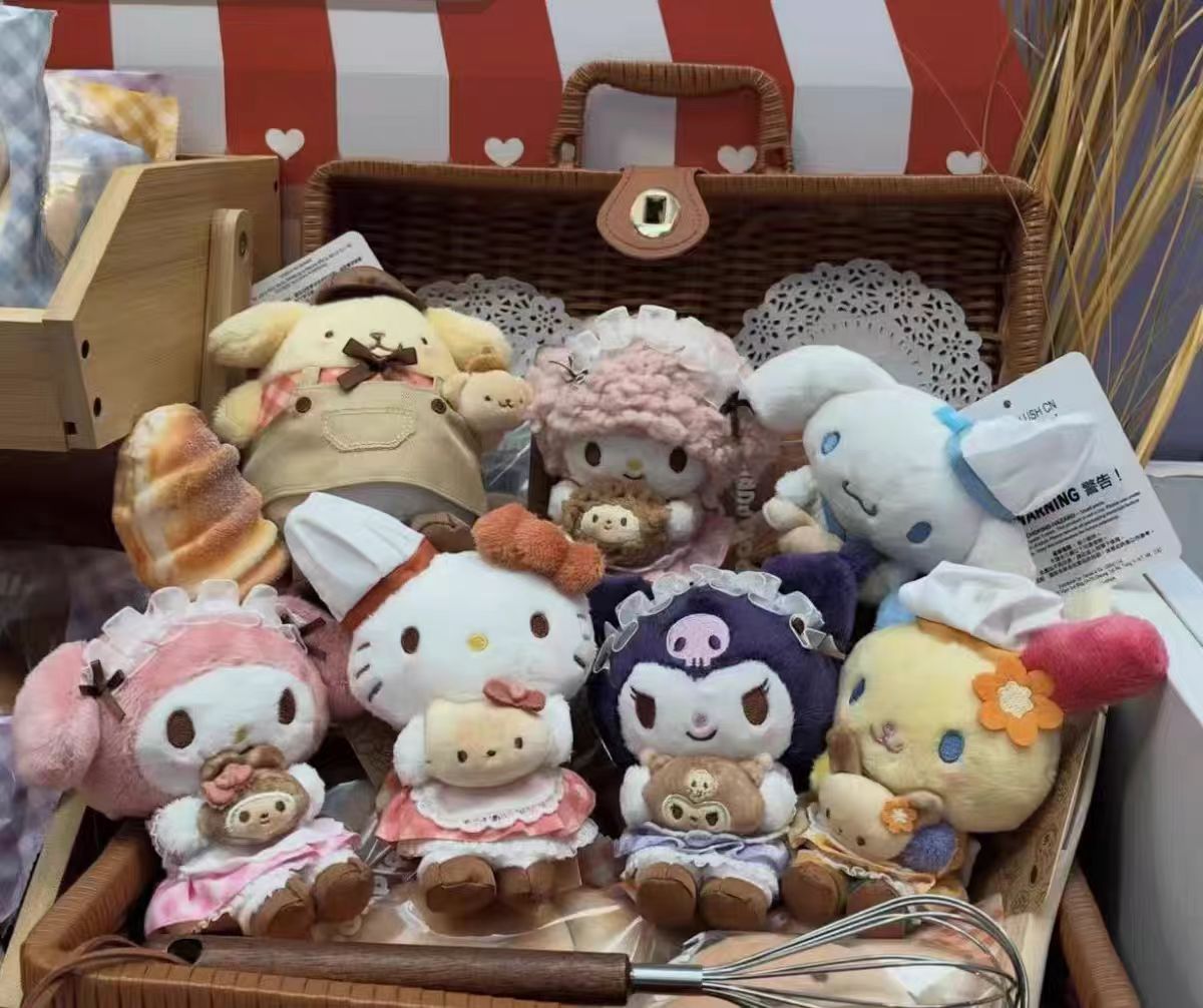 (Pre-Order) Sanrio Baker Series Plush Keychain (Hong Kong Exclusive)