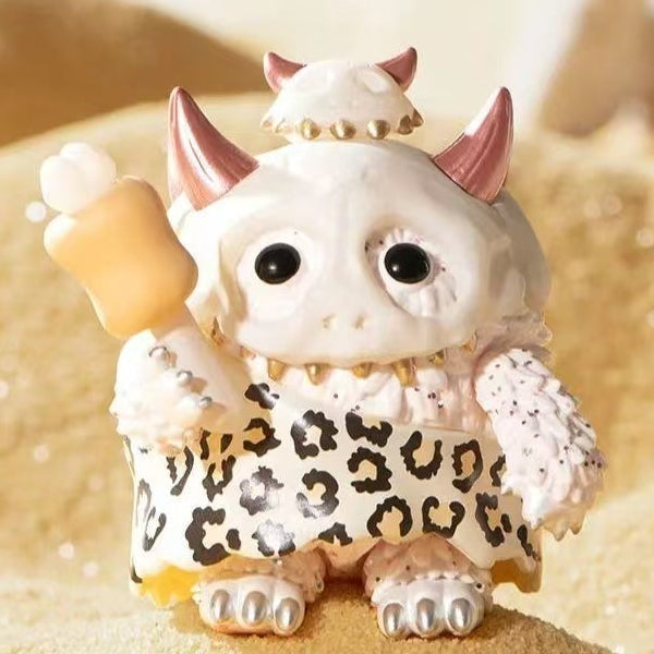 PPMT x INSTINCTOY Monster Fluffy Joyful Life Series Flames Figure (opened bag opened box)