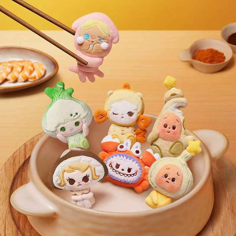 Pop Bean Dip for Fun Plush Clip Blind Box