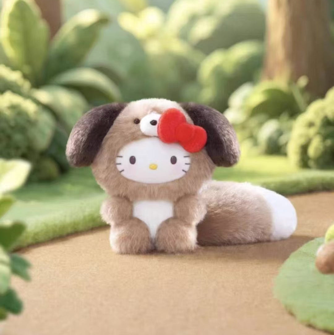 Hello Kitty Forest Animal Plush Keychain Blind Box