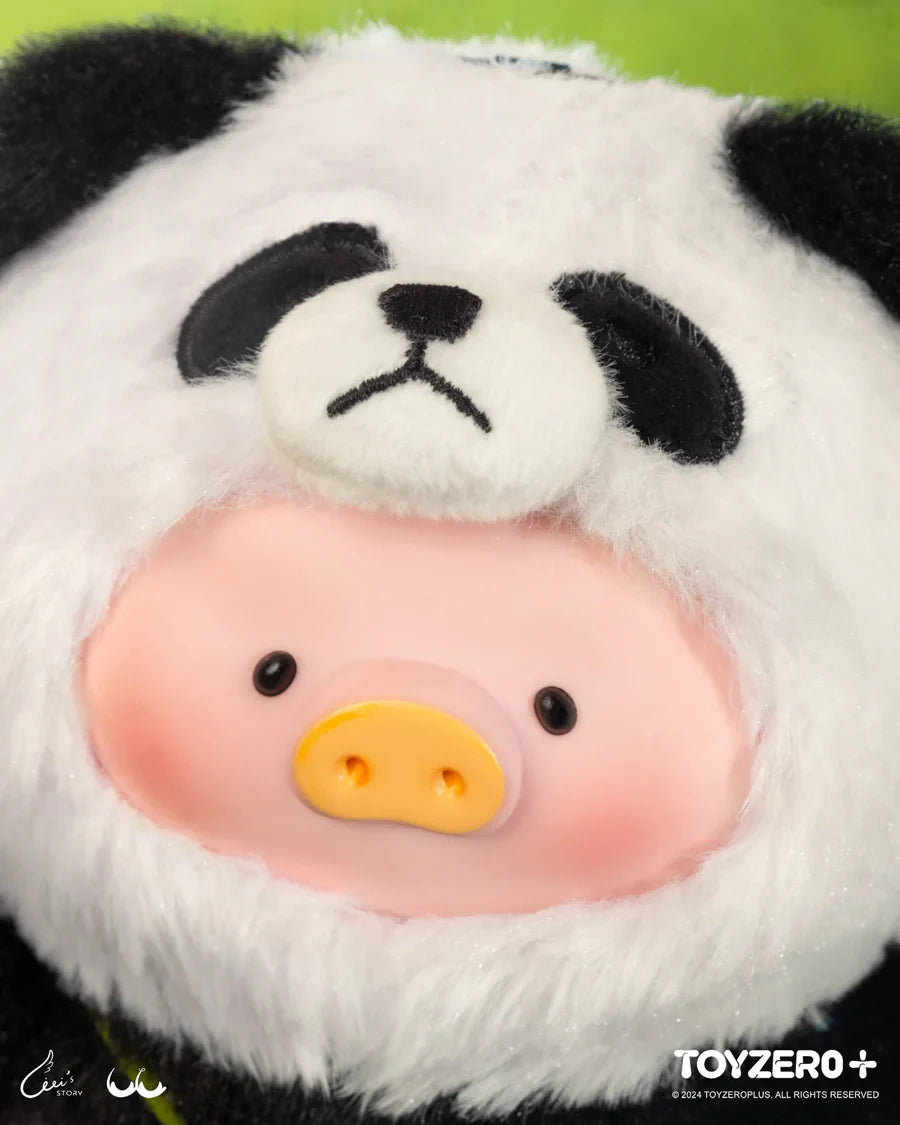 LULU THE PIGGY - VINYL FACE PLUSH KEYCHAIN (PROFESSIONAL PANDA BABYSITTER VER.)